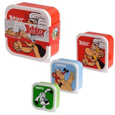 Set of 3 Lunch Box M/L/XL - Asterix, Obelix & Idefix