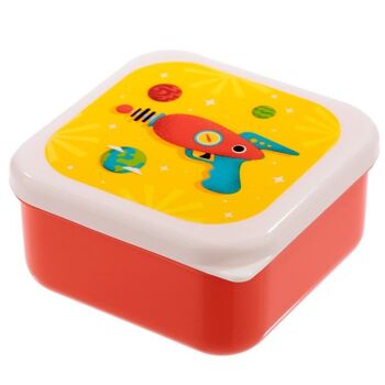 Ensemble de 3 Pots à collation Lunch Box S/M/L - Space Cadets 5