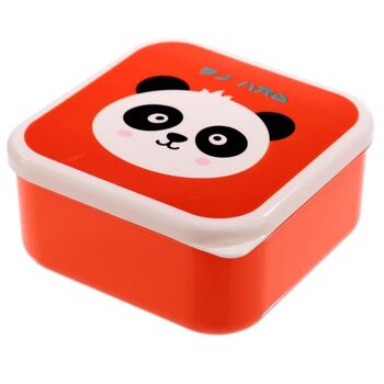 Lot de 3 Lunch Box S/M/L - Adoramals Panda, Ours et Tigre 3