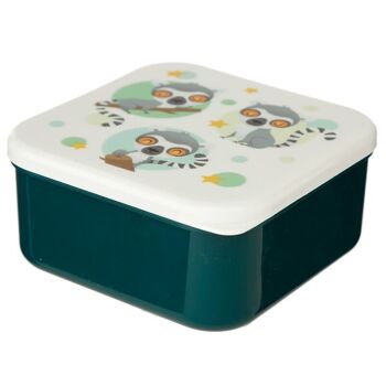 Set de 3 Lunch Box Snack Pots S/M/L - Lemur Mob 3