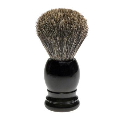 Shaving brush with high quality gray badger hair