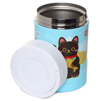 Maneki Neko Lucky Cat Pot isotherme chaud et froid 500 ml 3