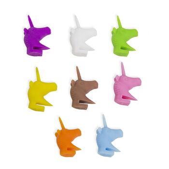 Marque de bonnets, Licorne, x8, silicone 1