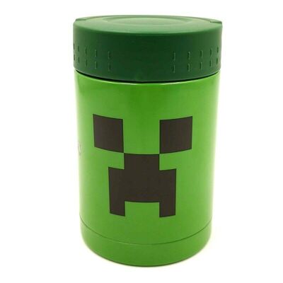 Minecraft Creeper Pot à lunch isotherme chaud et froid 500 ml