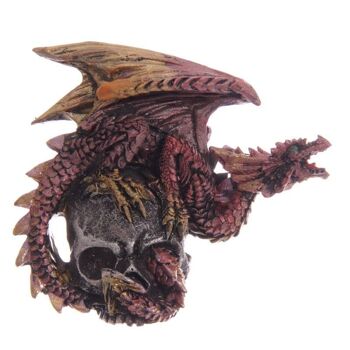 Aimant Dragon Crâne Argenté Dark Legends 3