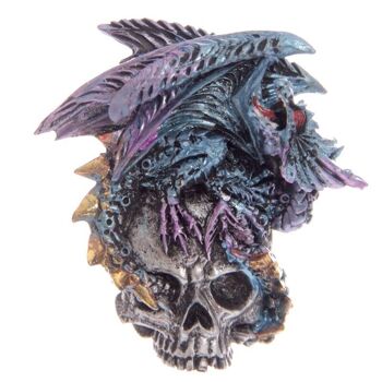Aimant Dragon Crâne Argenté Dark Legends 10