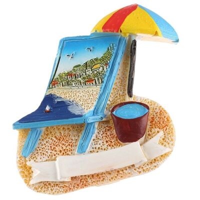 Seaside Magnet - Strandkorb und Sonnenschirm