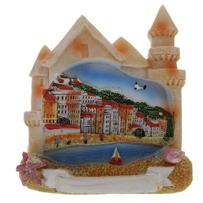 Magnete Souvenir Seaside - Castello di sabbia