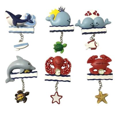 Souvenir Seaside Magnet – Neuartige Tiere mit Charms