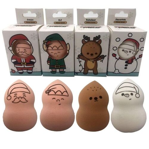 Festive Friends Christmas Makeup Sponge Beauty Blender