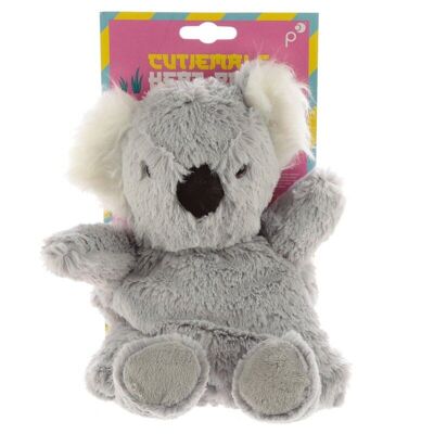 Paquete de calor de trigo y lavanda de peluche para microondas Koala