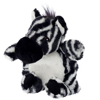 Pack de chaleur en peluche au micro-ondes Zebra au blé et à la lavande 6