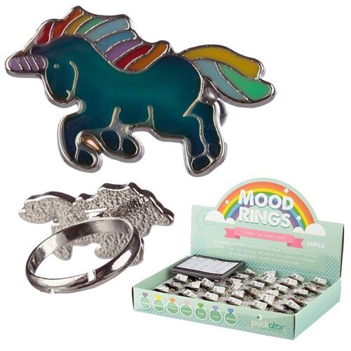 Enchanted Rainbow Unicorn Mood Ring