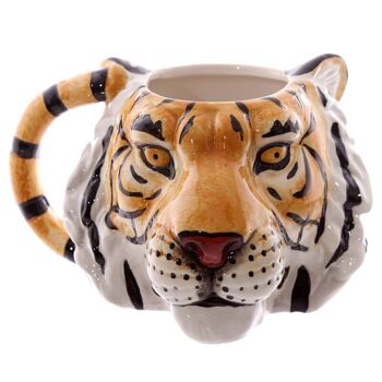 Tasse en forme de tête de tigre en céramique 2