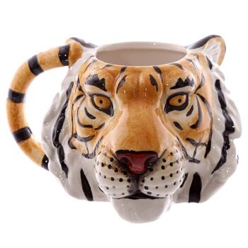 Tasse en forme de tête de tigre en céramique 7