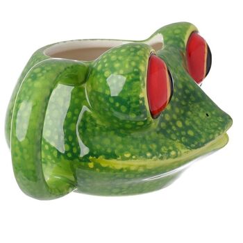 Tasse en céramique en forme de tête de grenouille d'arbre 3