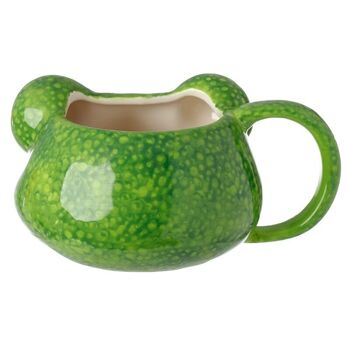 Tasse en céramique en forme de tête de grenouille d'arbre 9