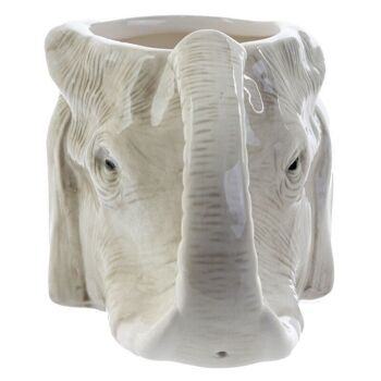 Tasse en forme de tête d'éléphant en céramique 3