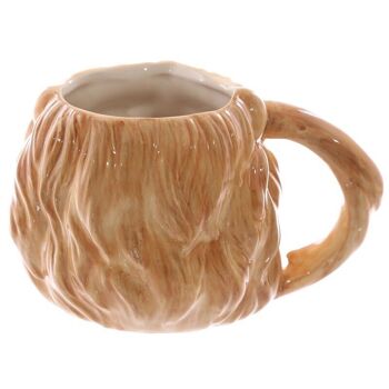 Tasse en céramique en forme de tête de lion 3