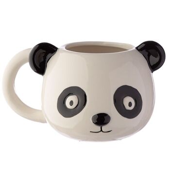 Tasse en forme de tête de panda Adoramals en céramique 2