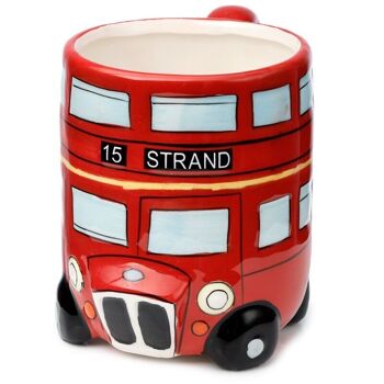 Tasse en céramique rouge Routemaster Bus de Londres 2