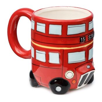 Tasse en céramique rouge Routemaster Bus de Londres 3