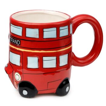 Tasse en céramique rouge Routemaster Bus de Londres 10