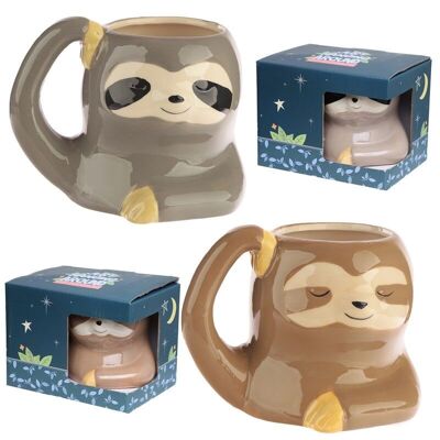 Just Hanging Around Sloth Ceramic Shaped Mug