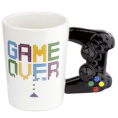 GAME OVER Gamecontroller Tasse mit Keramikgriff