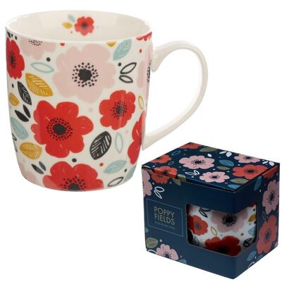 Poppy Fields Pick of the Bunch Porcelain Mug