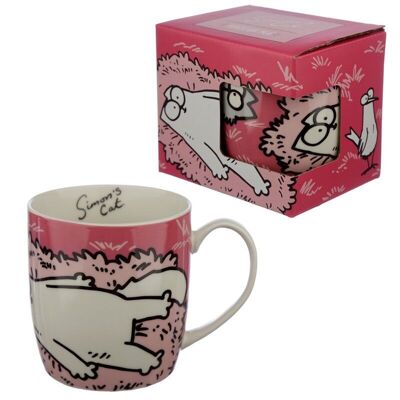 Taza de porcelana Pink Simon's Cat