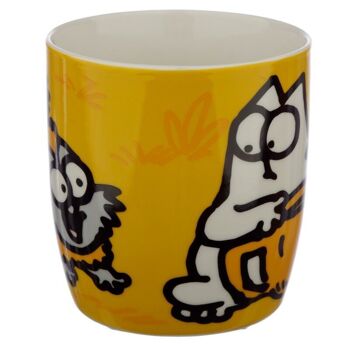 Tasse en porcelaine orange Simon's Cat 3