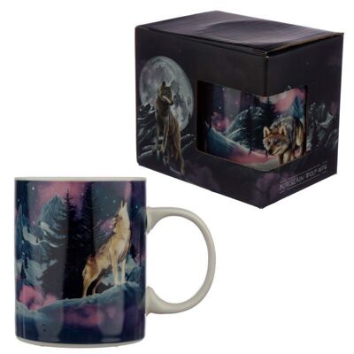 Taza de porcelana Protector of the North Wolf