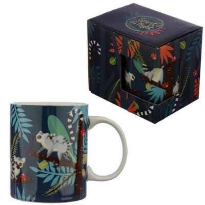 Spirit of the Night Lemur Porcelain Mug