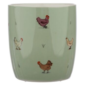 Tasse en porcelaine Willow Farm Chickens 3
