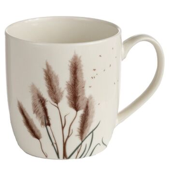 Tasse en porcelaine d'herbe de la pampa 4