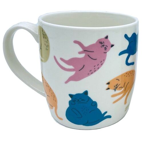Cat's Life Porcelain Mug
