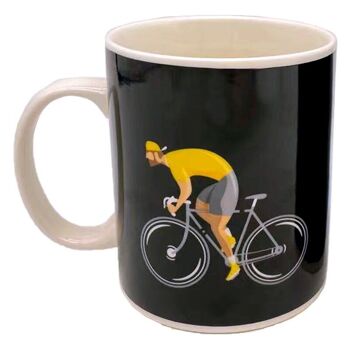 Cycle Works Tasse en porcelaine noire pour vélo 1