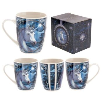 Tasse en porcelaine Licorne sous licence Lisa Parker 1