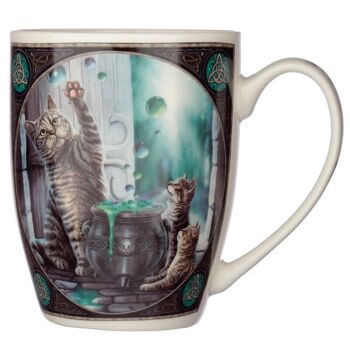 Lisa Parker Hubble Bubble Cat et chatons Mug en porcelaine 2
