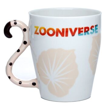 Tasse à poignée en forme de queue en céramique Cheetah Zooniverse 3