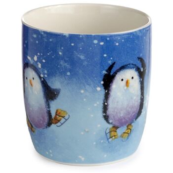 Jan Pashley Christmas Robin & Penguin Set de 2 tasses 4