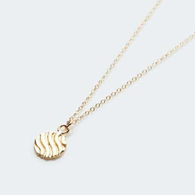 Little Dunes pendant necklace gold