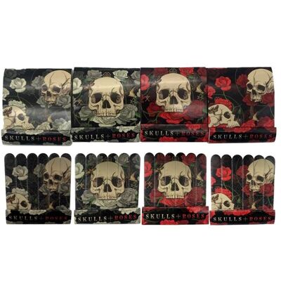 Skulls and Roses Matchbook Nail File