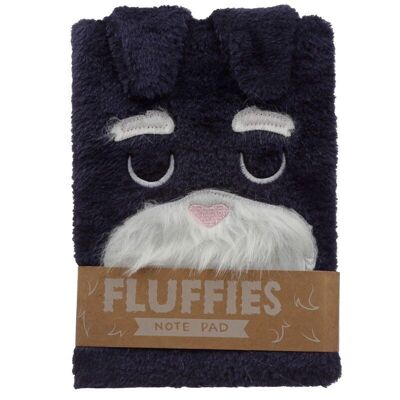 Quaderno a righe A5 in peluche Fluffies Dog Squad