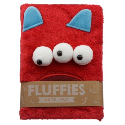 Cuaderno con forro A5 de Monstarz Monster Plush Fluffies