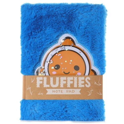 Adoramals Clown Fish Plush Fluffies A5 Lined Notebook