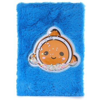 Adoramals Carnet ligné A5 Poisson Clown Peluche Fluffes 2