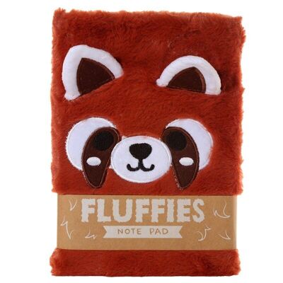 Adoramals Red Panda Plush Fluffies Quaderno a righe A5