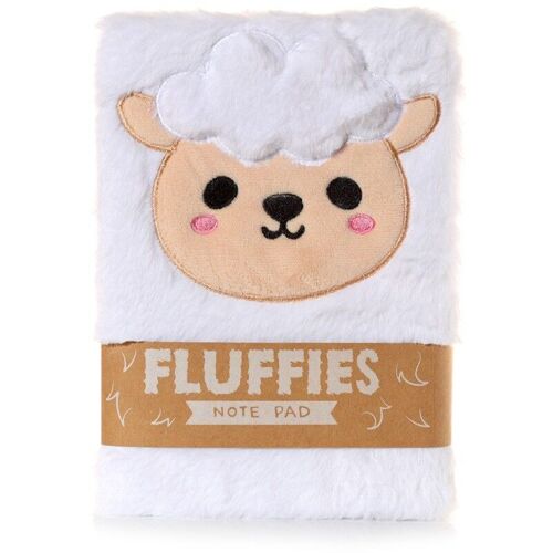 Adoramals Sheep Plush Fluffies A5 Lined Notebook